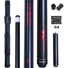 Pool Cue Stick Spider Professional Billiard Pool Cue Stick Low Deflection Pool Stick with Case