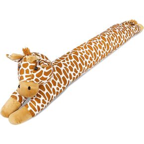 36 Inch Heavy Duty Under Door Draft Stopper, Cute Animals Shape Door & Window Draft Guard to Save Energy, Decorative Weighted Bottom Insulation Stopper Noise Air Wind Dust Blocker, Brown Cat