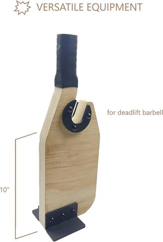 Wooden Mini Deadlift Barbell Jack Weight Plate Changing for Home Gym Exercise Equipment Weightlifting Training Accessory in Kuwait