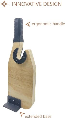 Wooden Mini Deadlift Barbell Jack Weight Plate Changing for Home Gym Exercise Equipment Weightlifting Training Accessory in Kuwait