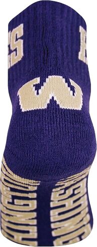 جوارب DB Fan Gear NCAA مرخصة رسميًا من Washington Huskies Purple Quarter in Saudi Arabia