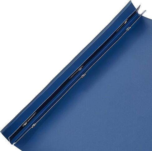 Amazon Basics Letter Size Clear Front Poly Report Cover with Metal Prong Fasteners - 25-Pack, Assorted Black and Navy in Saudi Arabia