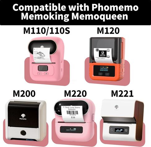 ملصق M110 Label Circle M200 لملصقات الطابعة M220 M200 M221 M120 M110S M110 - وردي/أزرق/كاكي، 1.96 بوصة، دائرة ملصقات Memoking M200 متوافقة مع ملصقات Phomemo M110 مستديرة - 140 قطعة/لفة، 3 لفات in Saudi Arabia
