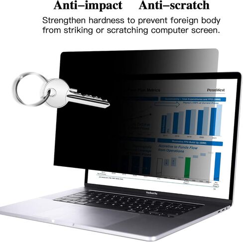 فلتر شاشة خصوصية للكمبيوتر المحمول ANTOGOO متوافق مع Macbook Pro 16، واقي شاشة كمبيوتر محمول مضاد للوهج/مضاد للخدش لجهاز Macbook Pro 16 بوصة موديل A2141 in Kuwait