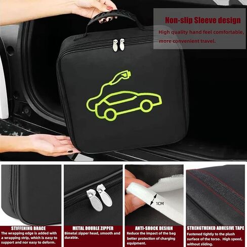 حقائب كابلات EV، تخزين كابلات شواحن EV المحمولة ومنظم لكابلات التوصيل والحبال والخراطيم، مثالية للمركبات الكهربائية، وخرطوم الصرف الصحي RV، وإكسسوارات التخييم in Kuwait