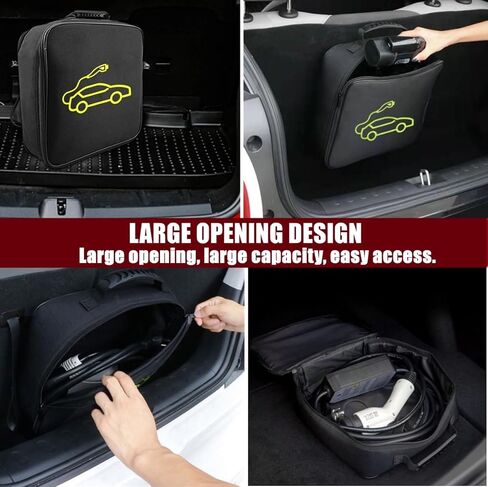 حقائب كابلات EV، تخزين كابلات شواحن EV المحمولة ومنظم لكابلات التوصيل والحبال والخراطيم، مثالية للمركبات الكهربائية، وخرطوم الصرف الصحي RV، وإكسسوارات التخييم in Kuwait