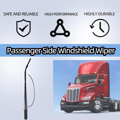 602-5404 ذراع ممسحة الزجاج الأمامي من جانب الركاب مناسب لـ Kenworth T600 2008-2012، مناسب لـ Kenworth T600A 2006-2007، مناسب لـ Kenworth T660 T800 2006-2012، ذراع ممسحة الزجاج الأمامي الأيمن in Saudi Arabia