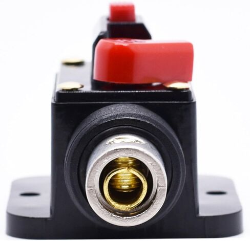 Cllena 20A Car Audio Inline Circuit Breaker Reset Switch Fuse 12V-24V DC for Car Marine Boat Automotive Audio System Protection in Saudi Arabia