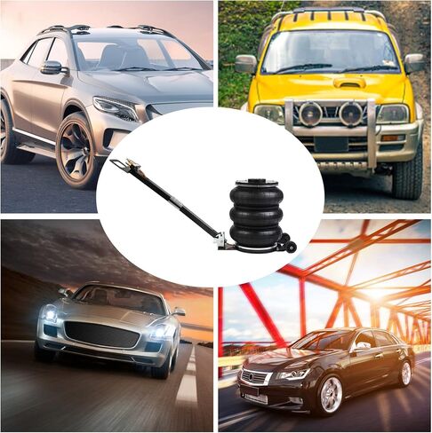 رافعة هوائية ثلاثية الأكياس 5 طن، رافعة سيارة هوائية سريعة الرفع ومقبض قابل للتعديل لإصلاح السيارة in Kuwait