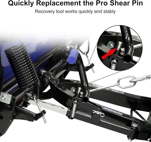 دبوس القص الاحترافي مناسب لـ Polaris ATV Glacier Pro Snow Plough، ملحقات دبوس القص الجليدية البديلة 2205063-2 قطعة in Kuwait