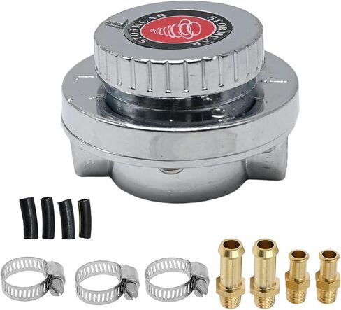 1-5 PSI Manual Adjustable Fuel Pressure Regulator Kit, Carburetor Carb Fuel Pump FPR, Automotive Fuel Pressure Control Valve for Carburettor Engines in Saudi Arabia
