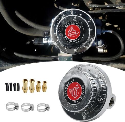 1-5 PSI Manual Adjustable Fuel Pressure Regulator Kit, Carburetor Carb Fuel Pump FPR, Automotive Fuel Pressure Control Valve for Carburettor Engines in Saudi Arabia