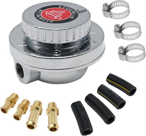 1-5 PSI Manual Adjustable Fuel Pressure Regulator Kit, Carburetor Carb Fuel Pump FPR, Automotive Fuel Pressure Control Valve for Carburettor Engines in Saudi Arabia