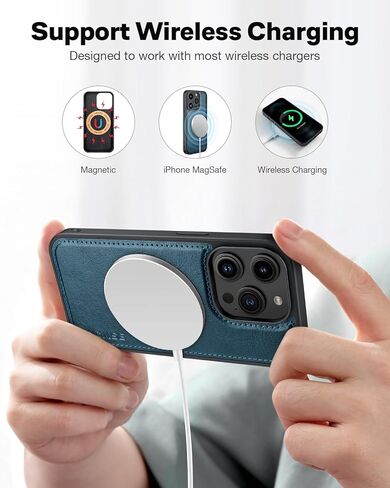 OCASE for iPhone 15 Detachable Wallet Case with Card Holder, [2 in 1] PU Leather Flip Folio Case with RFID Blocking Magnetic Stand Removable Shockproof Phone Cover for iPhone 15 6.1 Inch, Black in Kuwait