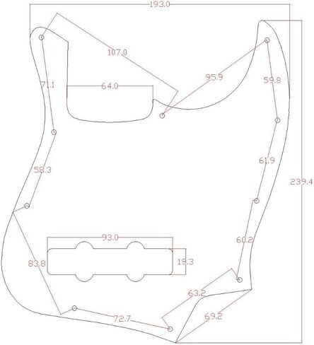 KAISH ماتي الألومنيوم الجاز باس نمط Pickguard المعادن بأكسيد J باس اختيار الحرس لوحة الصفر لموسيقى الجاز الأمريكية/المكسيكية J باس أسود غير لامع in Kuwait