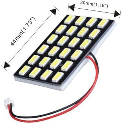 LUYED 4 x 960LM Super Bright 5630 24-SMD White Color Panel Interior Dome LED Lights(Include 3 Adapter) in Saudi Arabia
