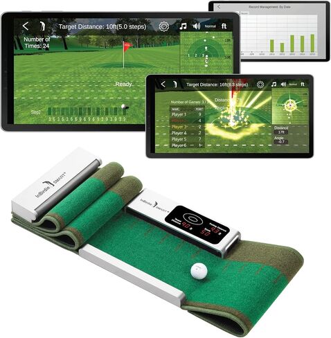 Smart Putting mat with a Digital Feedback on Putting Distance and Direction, Free Fun Game app, Putting Green Training aid in Saudi Arabia