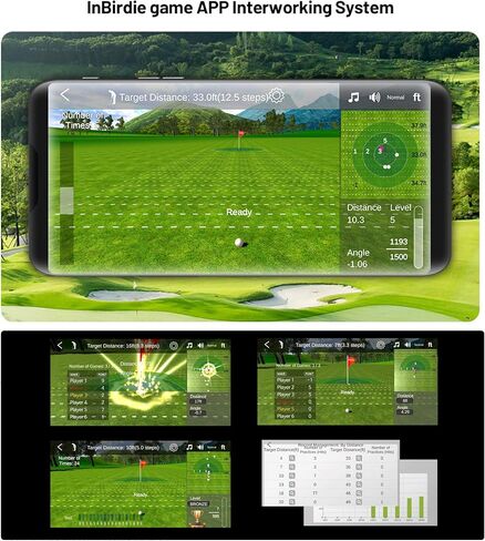 Smart Putting mat with a Digital Feedback on Putting Distance and Direction, Free Fun Game app, Putting Green Training aid in Saudi Arabia