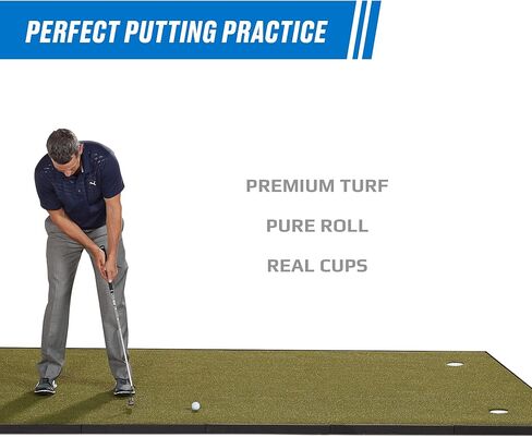 لعبة الجولف الداخلية والخارجية المصنوعة من الألياف باللون الأخضر in Kuwait