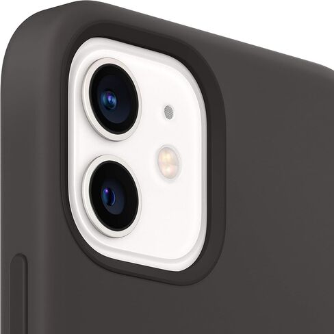 غطاء حماية من السيليكون لهاتف Apple iPhone 12 وiPhone 12 Pro مع MagSafe - أرجواني in Saudi Arabia