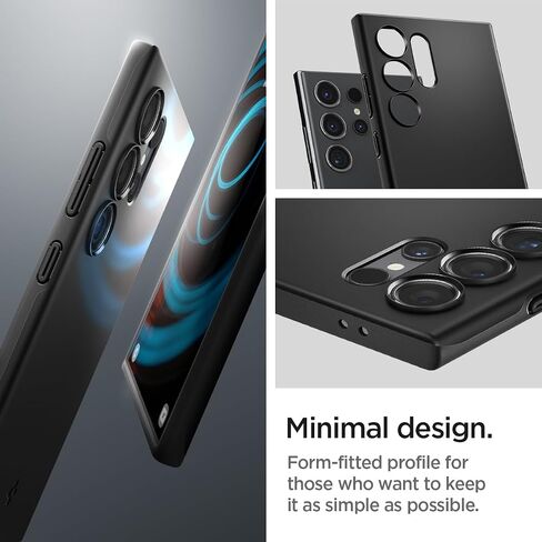 حافظة Spigen رفيعة مصممة لهاتف Galaxy S24 Ultra (2024) - أسود in Kuwait