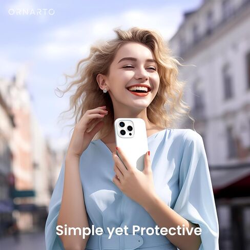 ORNARTO متوافق مع جراب iPhone 15 Pro مقاس 6.1 بوصة، غطاء مطاطي جل ناعم مغطى بالكامل بثلاث طبقات من السيليكون السائل، جراب هاتف نحيف واقٍ مقاوم للصدمات مع بطانة من الألياف الدقيقة المضادة للخدش - وردي طباشيري in Kuwait