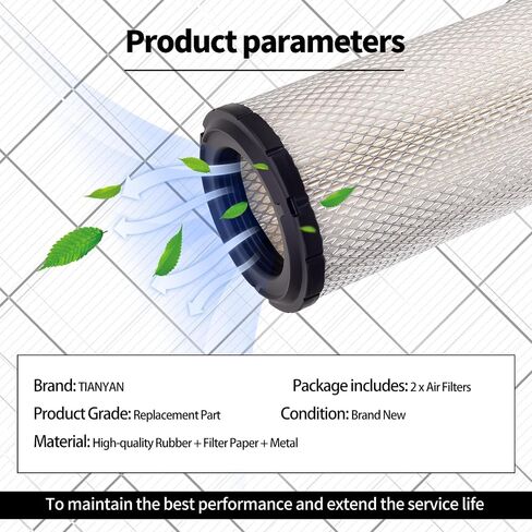 715900422 Air Filter Replacement for Can-Am Maverick X3 2017 丨Maverick MAX Turbo R RR 丨Maverick Sport 1000R MAX DS RS XDS XMR XRS(2pcs) in Saudi Arabia