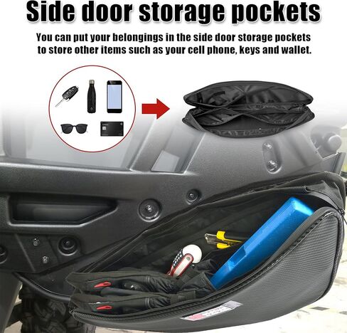 2 قطعة أكياس باب تخزين تالون متوافق مع تالون 1000R 1000X 1000X-4 2019-2021 ملحقات UTV أكياس تخزين حقيبة أدوات in Kuwait