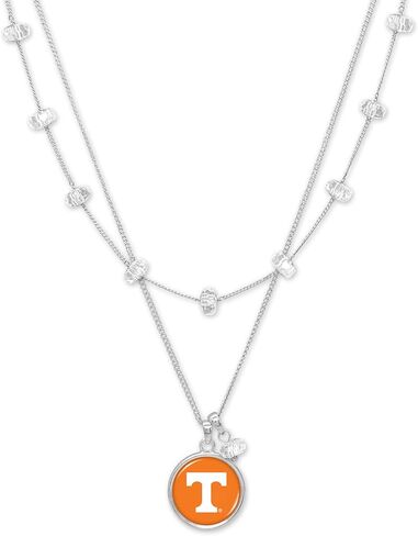 Tennessee Volunteers Ivy Necklace Silver Chain Jewelry Gift in Saudi Arabia