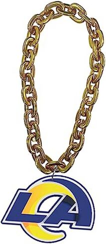 Aminco NFL Los Angeles Rams Team Fan Chain, Gold in Saudi Arabia