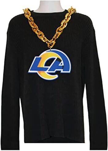 Aminco NFL Los Angeles Rams Team Fan Chain, Gold in Saudi Arabia