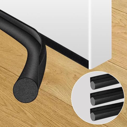 3 Pack Door Draft Stopper - 37" Adjustable Under Door Draft Stopper to Reduce Cold Air, Soundproof Door Draft Blocker for Bottom of Door Fit for Interior/Exterior Doors (White) in Saudi Arabia