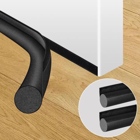 3 Pack Door Draft Stopper - 37" Adjustable Under Door Draft Stopper to Reduce Cold Air, Soundproof Door Draft Blocker for Bottom of Door Fit for Interior/Exterior Doors (White) in Saudi Arabia