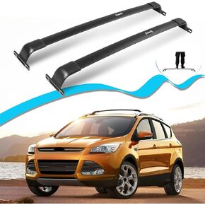 رفوف سقف محسّنة بوزن 220 رطلًا تناسب 2024 Chevy Trax 2RS ACTIV LT - قضبان متقاطعة سهلة التركيب لملحقات سطح قوارب الكاياك على الجليد وألواح التزلج على الجليد