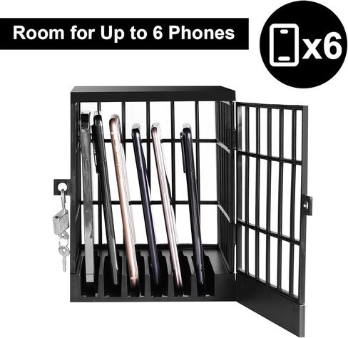 Cell Phone Jail Lock Box, Gold Mobile Phones Prison Lockable Cage for Classroom Family Time Party in Kuwait