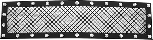 HD Ridez Compatible with Chevy Silverado 2500 HD 3500 HD 2015-2019 Lower Bumper Stainless Steel Chrome Polished 8x6 Horizontal Billet Grille Insert HDR-GRCA3680S in Saudi Arabia
