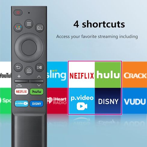 (عبوة من 2) جهاز تحكم عن بعد بديل فقط لتلفزيون Roku-TV، لتلفزيونات TCL Roku/Hisense Roku/Philips Roku/Onn Roku/Sharp Roku/Element Roku/Insignia Roku/Westinghouse Roku الذكية (ينطبق فقط على تلفزيون Roku) in Kuwait