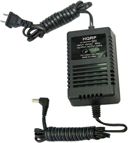 HQRP 21V AC Adapter Compatible with Back 2 Life Continuous Motion Massager BACK2LIFE BACK-2-LIFE MKA-482101000 HKA21-1000 B2L BLR-0601BKST BL2002 B2L BtoL BL Power Supply Cord Transformer, ETL Listed in Saudi Arabia