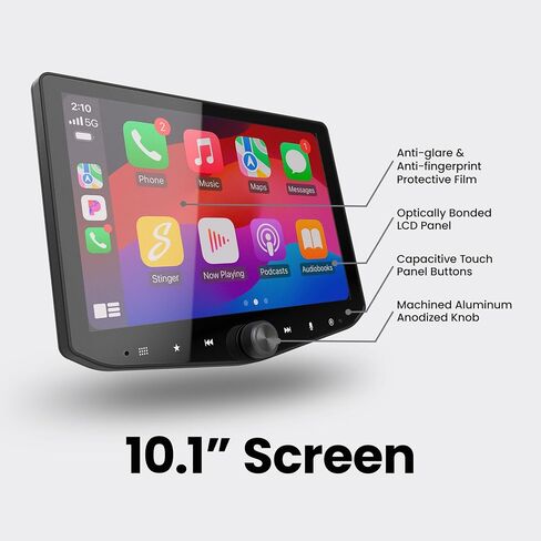 STINGER Toyota Tundra 2014-2021 10" HEIGH10 Radio Replacement Kit - Apple CarPlay, Android Auto, GPS Nav, Bluetooth, 4 Camera Inputs, Plug & Play Dash Kit, Retains Factory Controls RB10TUN14 in Saudi Arabia