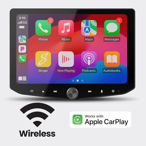 STINGER Toyota Tundra 2014-2021 10" HEIGH10 Radio Replacement Kit - Apple CarPlay, Android Auto, GPS Nav, Bluetooth, 4 Camera Inputs, Plug & Play Dash Kit, Retains Factory Controls RB10TUN14 in Saudi Arabia