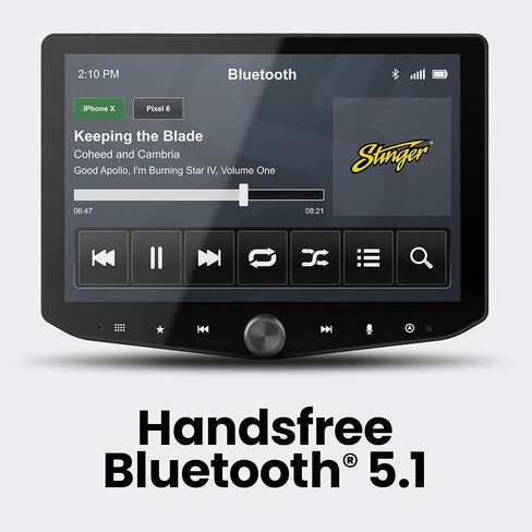 STINGER Toyota Tundra 2014-2021 10" HEIGH10 Radio Replacement Kit - Apple CarPlay, Android Auto, GPS Nav, Bluetooth, 4 Camera Inputs, Plug & Play Dash Kit, Retains Factory Controls RB10TUN14 in Saudi Arabia