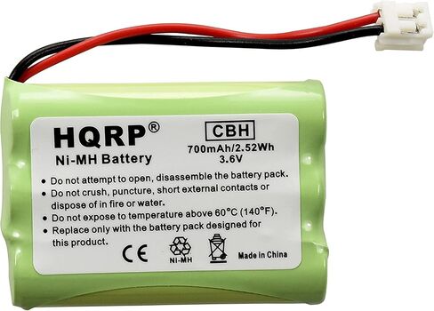 Hqrp بطارية هاتف Hqrp لهواتف VTech 6897 وDS4121-3 وDS4121-4 وDS4122-3 وi6717 وi6725 مع قاعدة اكواب in Saudi Arabia