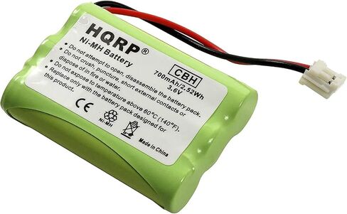 Hqrp بطارية هاتف Hqrp لهواتف VTech 6897 وDS4121-3 وDS4121-4 وDS4122-3 وi6717 وi6725 مع قاعدة اكواب in Saudi Arabia