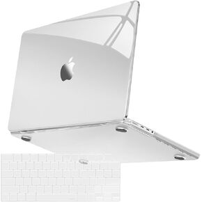 Moseso متوافق مع MacBook Pro 16 بوصة الحالة 2025 2024 2023 2022 2021 M4 M3 M1 M1 A3403 A3186 A2991 A2780 A2485 Pro Max ، تجاوز الغلاف الصلب والحماية للجمال الطبيعي ، Crystal Midnight.