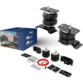 طقم تعليق كيس الهواء TORQUE لـ 2007-2021 Toyota Tundra 2WD 4WD حقيبة مساعد خلفي سحب زنبركي 5000 رطل (يستبدل Firestone Ride Rite 2445) (TR2445)