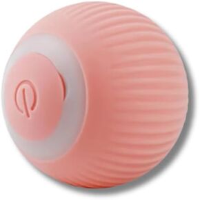 لعبة Toy Cat Smart Rotating Ball للقطط ، لعبة تفاعلية مع ضوء LED والتكنولوجيا الذكية ، الأزرق/الوردي ، 1.69 بوصة (أزرق)