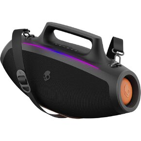 Skullcandy Barrel Bluetooth Boombox Speaker – Water-Resistant Wireless Portable Speaker, with LED Lightshow Mode, 12 Hour Battery, Multi-Link, & USB-C & USB-A Output Charging in Kuwait