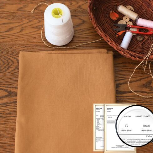 Simple&Opulence 100% Nature Pure Linen Fabric 78 Inch by The Yard, Plain Solid Color Linen Fabric for Sewing, Embroidery, Needlework, Bag, Tablecloths, Garments Craft Accessories(Sage Green) in Saudi Arabia