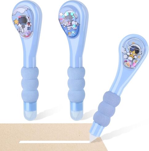 3 PCS White Out Pens ، قلم شريط تصحيح Whiteout لطيف ، يسهل استخدام قضيب مريح على شكل قلم للتصحيحات الفورية ، لمستلزمات المكاتب المدرسية اللطيفة ، 6M/256 "× 0.2" (أخضر) in Kuwait