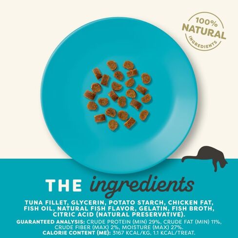Applaws Natural Cat Treats, Limited Ingredient Chewy Cat Treats, High-Protein Cat Snacks, Healthy & Nutritious, Grain-Free, Single-Ingredient Cat Treats, Chewy Chicken Treats for Cats (12 x 1.0oz Bag) in Kuwait